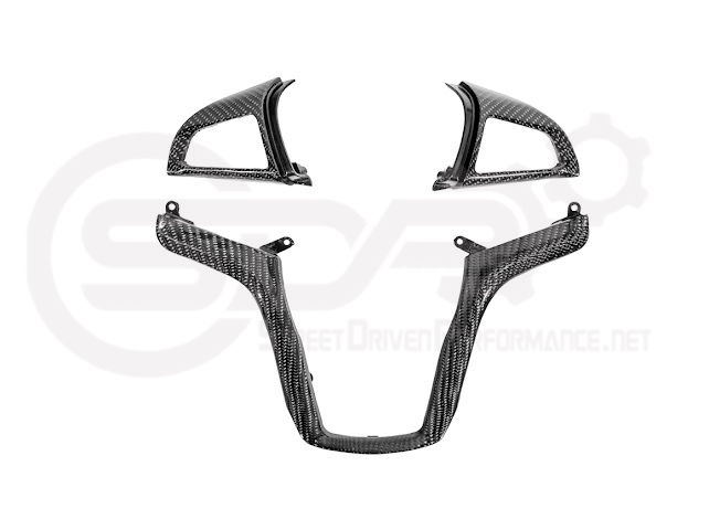 2012-2015 CHEVROLET CAMARO | FACTORY STYLE CARBON FIBER STEERING WHEEL BUTTON COVER  REPLACEMENT